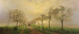 Apple Trees and Broom in Flower